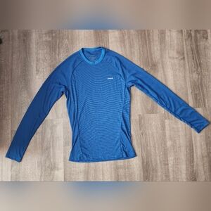 Patagonia Shirt Mens Blue Lightweight Long Sleeve Crewneck XSMALL